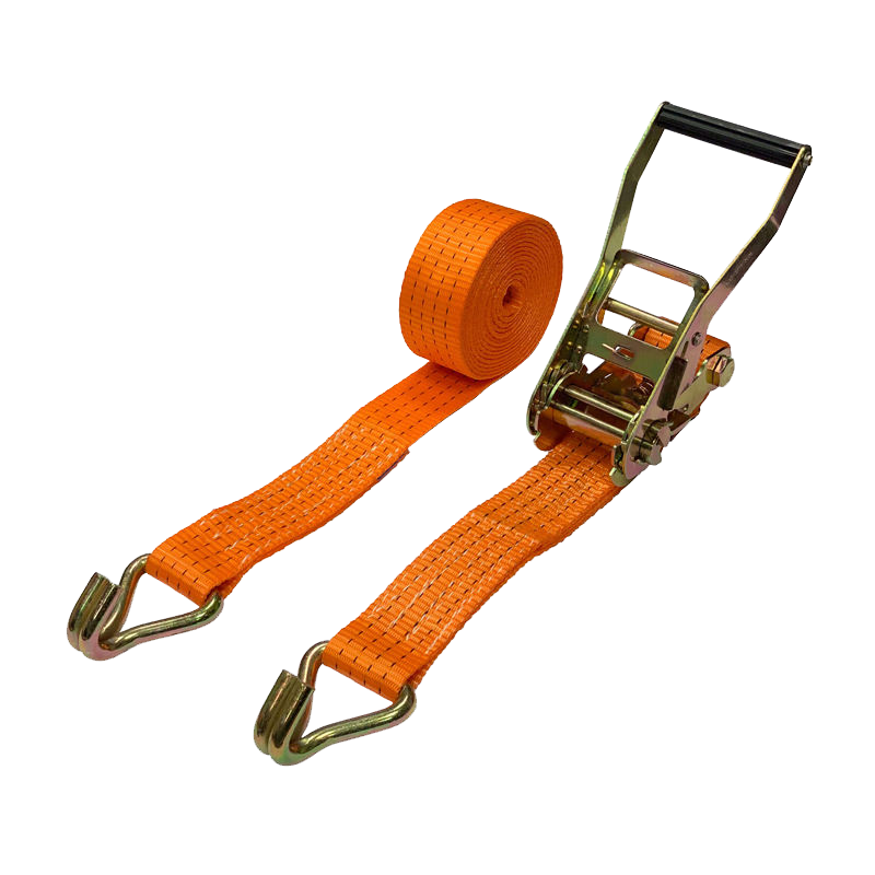 Nhiệm vụ nặng 2 inch x 15 ft ratchet buộc xuống dây đeo với móc j đôi