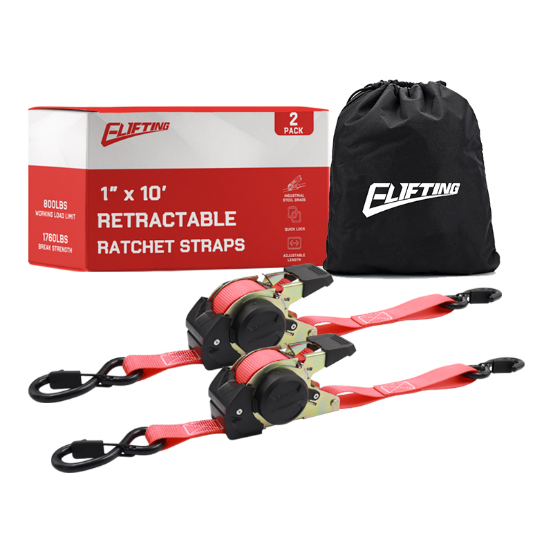 1 "x 10" autoretract buộc dây đai với tay cầm đệm (2pk)